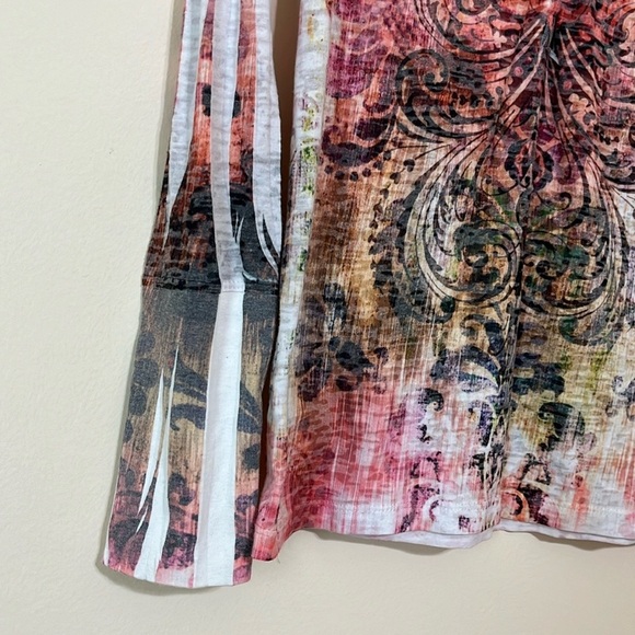 Sundance Long Sleeve Grunge Tee Size Medium - Picture 2 of 7